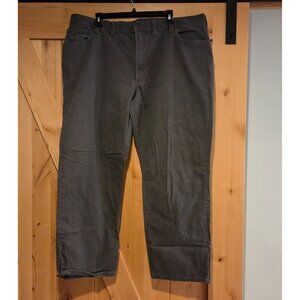 Carhartt Rugged Flex Relaxed Fit Canvas 5 Pocket Work Pants 44x30 Gray